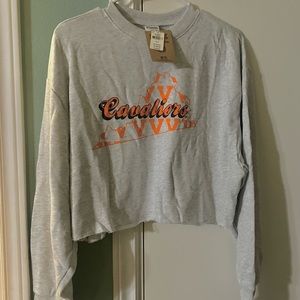 Vs pink crop sweater